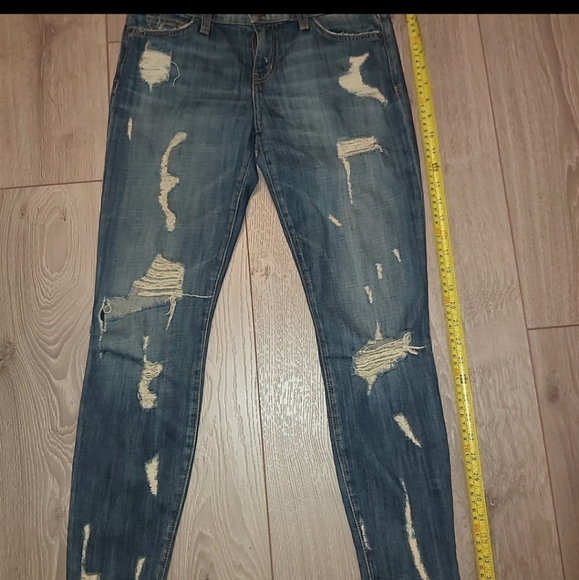 CURRENT Elliott ripped boyfriend jeans - Picture 1 of 5